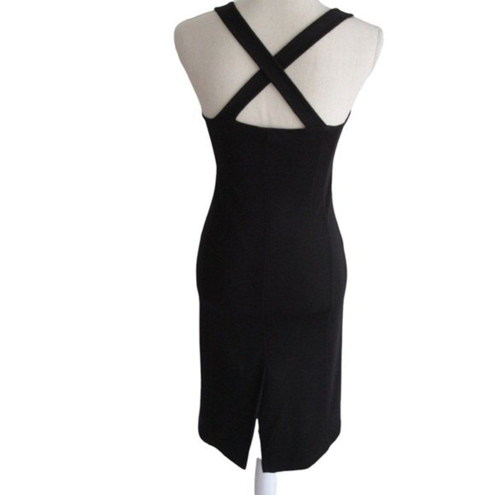 Form Fitting Knit Cross Back Dress by Banana Republic - Picture 5 of 13
